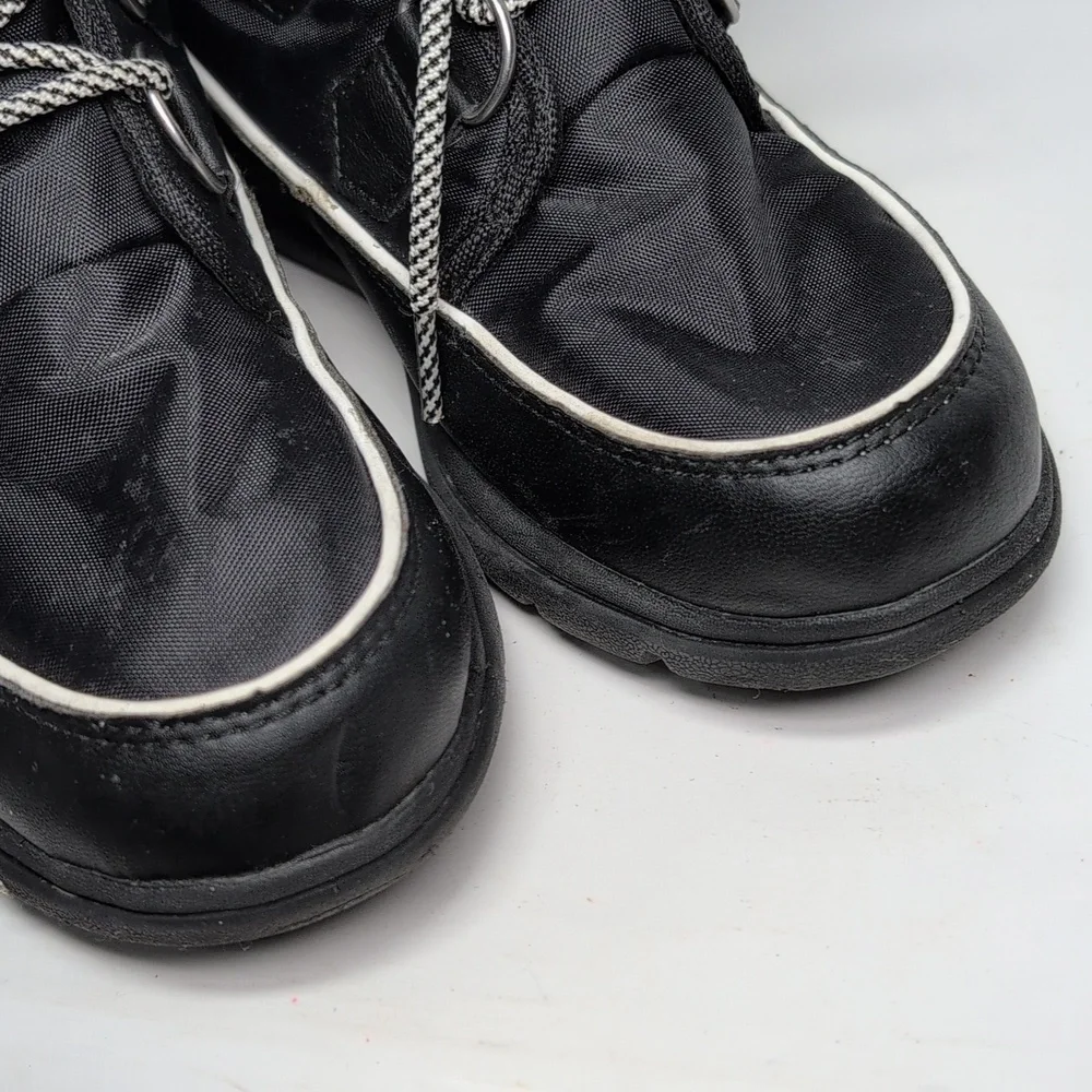 Sorel explorer carnival 100g black boots womans size 6 EU 37 - Picture 6 of 15